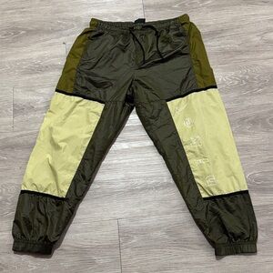 Nike Two-Tone Olive and Cream Pants